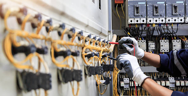 Professional Electrician technician working in Viola, IL